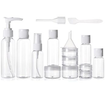 ALINK 16pcs Travel Size Toiletry Bottles Set, Tsa Approved Clear Cosmetic Makeup Liquid Co