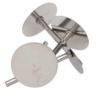 Ateco 1449 Stainless Steel Cake Pan Heating Core – 4/Pack, 4″ x 3″ x 2″ (Length x Width x