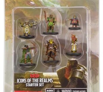 WizKids D&D Icons of the Realms Starter Set, Featuring 5 Returning Figures and 1 New Hero,