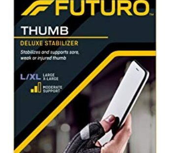 FUTURO Deluxe Thumb Stabilizer, Improves Stability, Moderate Stabilizing Support, Large/X-