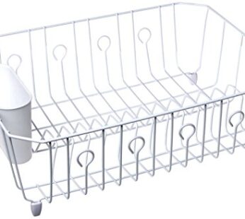 Rubbermaid White Dr FBA_6032-AR-WHT 6032ARWHT Large Dish Drainer, No Size