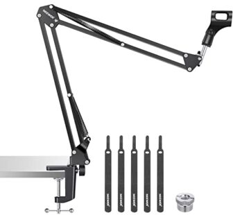 Neewer Microphone Arm Stand, Suspension Boom Scissor Mic Arm Stand with 3/8 to 5/8 Screw