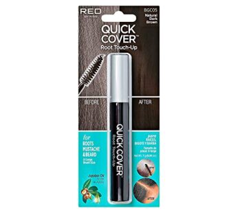 RED by Kiss Quick Cover Root Touch Up Rescue, Mascara Natural Water-Resistant Temporary Gr