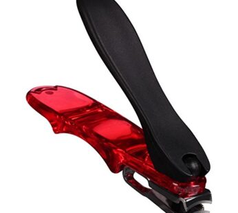 Revlon Twist & Clip Nail Clipper, 360-Degree Rotating Nail Clipper, Curved Blade