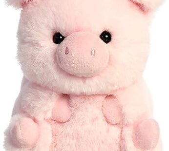 Aurora  Round Rolly Pet  Prankster Pig  Stuffed Animal – Adorable Companions – On-The-Go F
