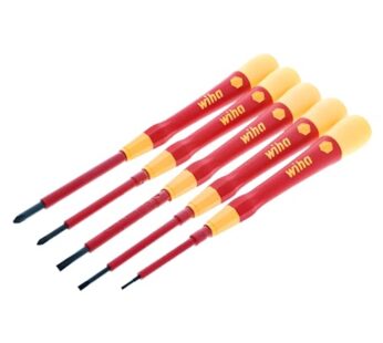 Wiha 32085 5 Piece Insulated PicoFinish Precision Screwdriver Set