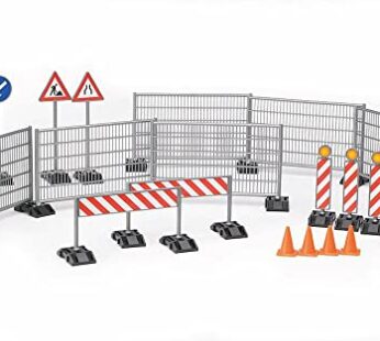 Bruder Construction Set: Railings, Site Signs and Pylons