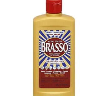 Brasso Multi-Purpose Metal Polish, 8 oz