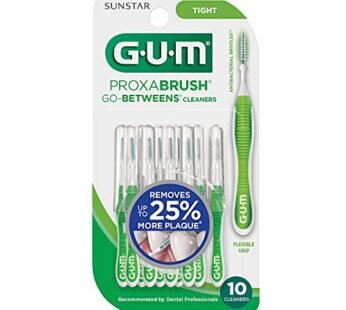 GUM-872H Sunstar Proxabrush Go-Betweens Cleaners Tight, 10 Count
