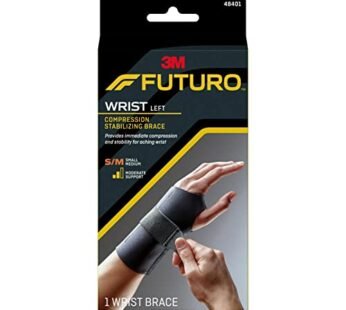 FUTURO Compression Stabilizing Wrist Brace, Left Hand, S/M