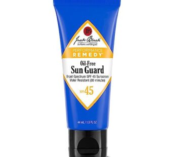 Jack Black Oil-Free & Water Resistant Sun Guard SPF 45 Sunscreen, 1.5 Fl Oz
