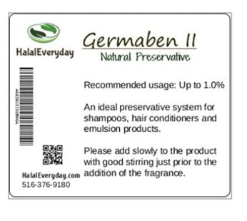 Germaben II – Natural Preservative – Clear Liquid Preservative – Great for making lotion,