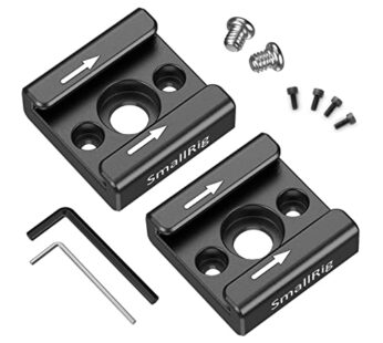 SmallRig Cold Shoe Mount (2pcs Pack) with 1/4″-20 Thread for Camera Cage Flash LED Monitor