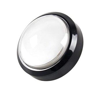 EG Starts 4 Inches Arcade Buttons 100mm Larger Big Dome Convex Type LED Lit Illuminated Pu