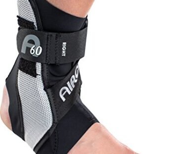 Aircast A60 Ankle Support Brace, Right Foot, Black, Medium (Shoe Size: Men’s 7.5-11.5 / Wo