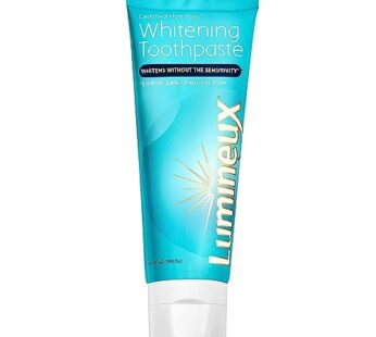 Lumineux Teeth Whitening Toothpaste Peroxide Free Natural Enamel Safe for Sensitive & Whit