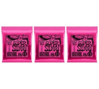 Ernie Ball, Super Slinky Electric Guitar Strings 9-42 (Pack of 3 Sets) (2223×3)