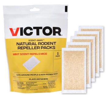 Victor M805 Scent-Away Natural Rodent Repeller Peppermint Oil Mouse and Rat Repellent