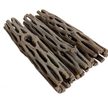 Natural Cholla Wood for Aquarium Decoration Shrimp and Fish Tank (4 Inches Long(Pack of 3)