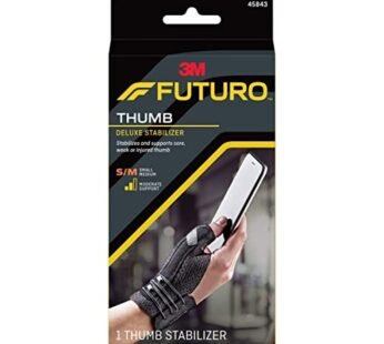 FUTURO Deluxe Thumb Stabilizer, Left or Right Hand, Small/Medium Size, Adjustable, Stabili