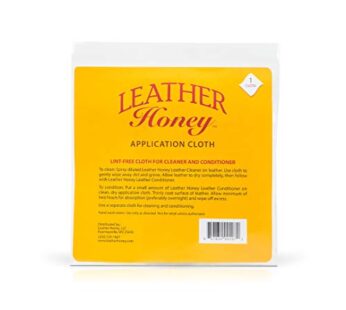 Leather Honey Lint-Free Application Cloth: Microfiber Cloth for Use Leather Conditioner an