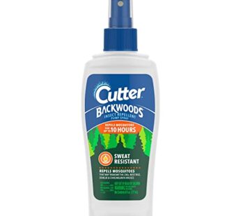 Cutter Backwoods Insect Repellent, Mosquito Repellent, Repels Mosquitos for Up To 10 Hours