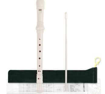 Mr.Power Soprano Recorder ABS Plastic Recorders German Style C Key with Cleaning Rod, Fing