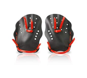 Speedo unisex adult Training Nemesis Contour swimming hand paddles, Multicolor, Medium US