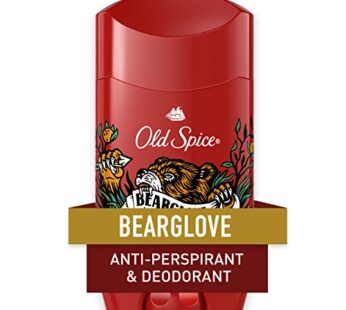 Old Spice Anti-Perspirant Deodorant for Men, Bearglove Scent, 2.6 Oz