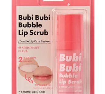 UNPA Bubi Bubi Bubble Lip Scrub, Quick and Easy Exfoliation with Soft Bubbles, Effectively