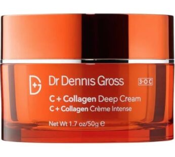 Dr Dennis Gross Vitamin C Lactic Dewy Deep Cream: Ultra-Rich, Replenishing Cream for a Dew