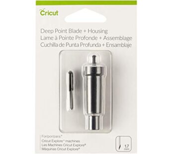 Cricut Deep-Point Blade + Housing, Cutting Blade with Deep Cut Housing, Cut Materials up t