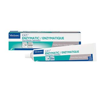 Virbac CET Enzymatic Toothpaste| Eliminates Bad Breath by Removing Plaque & Tartar Buildup