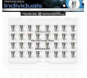 Ardell Individual Trios Eyelash, Black, Medium