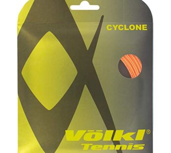 Volkl Cyclone | Tennis Racquet String | Spin & Control | Ten-Sided co-Polymer (Fluo Carrot