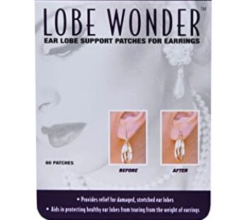 Lobe Wonder – The ORIGINAL Ear Lobe Support Patch for Pierced Ears – Eliminates the Look o