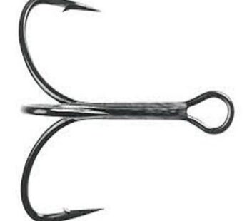Mustad KVD Elite Triple Grip Treble, Forged – Black Nickel-Size 1 – Pack of 6