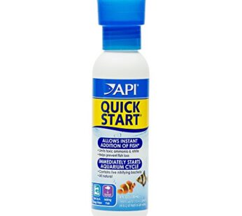API QUICK START Freshwater and Saltwater Aquarium Nitrifying Bacteria 4-Ounce Bottle