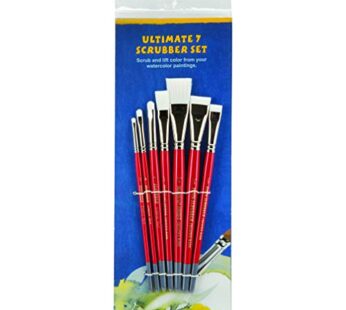 Creative Mark Scrubber Watercolor Brushes – Professional Watercolor Brushes for Scrubbing,