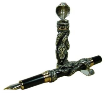 Lanxivi Jinhao Snake Fountain Pen Vintage Black Cobra Three-dimensional Pattern Collection