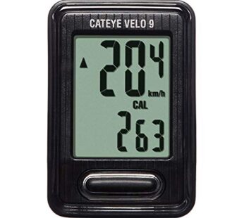 CATEYE, Velo 9 Wired Bike Computer, Black