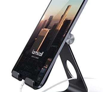 Lamicall Tablet Stand Adjustable, Tablet Holder : Desktop Tablet Accessories Holder Dock C