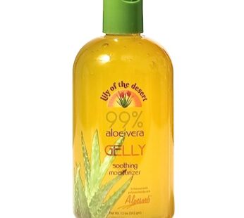 Lily Of The Desert Gelly Moisturizer – 99% Organic Aloe Vera Gel for Skin, After Sun Care