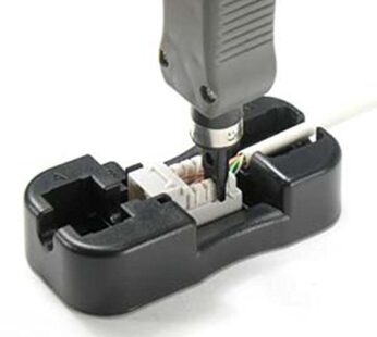 iMBAPrice Universal Cat6/Cat5e/RJ11/12 Keystone Jack Punch Down Stand