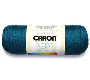 Caron Simply Soft Collection Yarn, 6oz, Gauge 4 Medium, 100% Acrylic- Pagoda – Machine Was