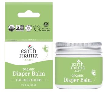 Earth Mama Organic Diaper Balm 2-Ounce | Diaper Cream for Baby | EWG Verified, Petroleum &