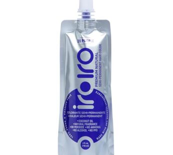 IROIRO Premium Natural Semi-Permanent Hair Color 20 Purple (4oz)