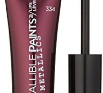 L’Or al Paris Infallible PAINTS/LIPS Metallic, Smoldering Eclipse, 0.27 fl. oz.