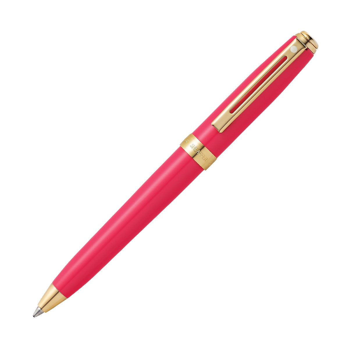 Sheaffer Prelude Mini Ballpoint Pen, Gloss Pink Featuring Gold Tone Trim (E2980951) - Image 2