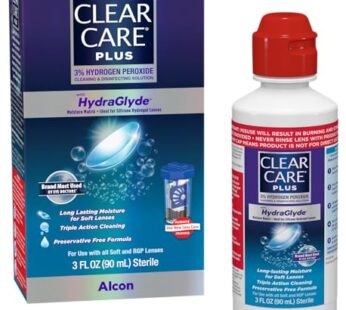 Clear Care Plus Cleaning Solution Travel Pack, No Flavor, 3 Fl Oz